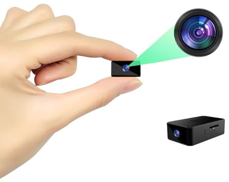 Mini Kamera - 1080P Full HD Mini-Kamera-Kleine Kamera, Kontinuierliche & Bewegungserkennung Aufzeichnung, Einfach zu Bedienen, für Haustiere, Repository, Kein WiFi und Kein Nachtsichtunterstützung