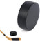 WUSJCOF 1 Stück Übung Hockey Pucks,Erwachsenen Eishockey,3“ Durchmesser/ 1“ Dicke Eishockey Puck Official für Erwachsene,Vollgummi-Verschleißfestigkeits-Eispucks Glatt für Eishockey(Schwarz)