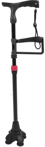 Luocute Escalera de Escalera Ajustable Asistiendo Al Bastón para Personas Mayores, Ayuda para Caminar Escaleras, Palitos de Estabilidad y Movilidad, Caminar por Dispositivos de