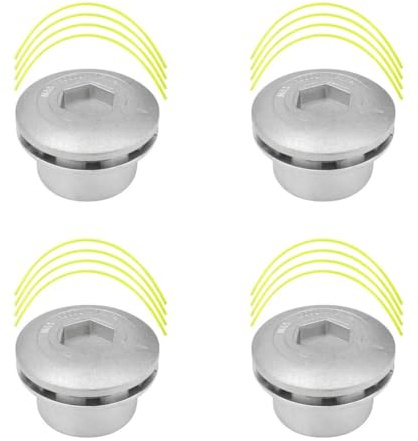 reservdelar 5-1 st röjklippare tråd Grästrimmerhuvud röjsaxhuvud Trådsnöre Trädgårdsarbete Ogräsmedel for gräsklippare(4PCS)