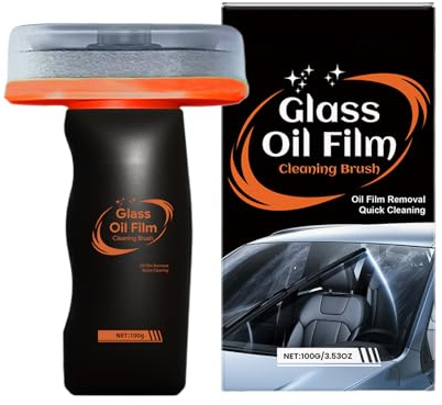 Oljefilm Rengöringsborste För Bilglas Regnsäker Emulsionsbeläggningsskiva | Bilglas Oljefilm Rengöringsborste För Rengöring För Att Förbättra Klarhet Och Synbarhet För Säker