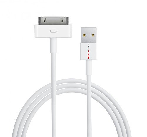 TECHGEAR Câble USB Extra Long 3 Mètres pour Chargeur/Transfert de Données - Compatible avec Apple iPad (Blanc)