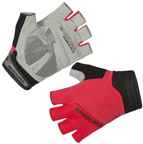 Endura Men's Hummvee Plus Mitt II Cycling Gloves | Gel Padding | Knuckle Protection Mitt, Flame Red, XL