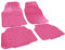 eSituro Universal Fußmatten Automatten Aluminium ALU Chorm Look Rosa