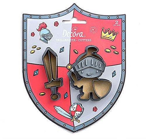 Decora 0255053 AUSSTECHER AUS KUNSTSTOFF KING 2-TLG, Silber