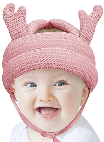FakeFace Casquette de Protection Anti-Chute pour bébé, Chapeau Anti-Collision pour Bébé, Chapeau Anti-Collision, Casquette pour Casquette de Sécurité Casque de sécurité pour Enfants Couvre-Chef