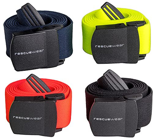 Fenomed Gürtel mit Kunststoffverschluss Einsatz-Koppel Rettungsdienstgürtel bis 130cm (gelb)