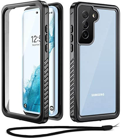 Beeasy für Samsung Galaxy A54 5G Hülle, IP68 Wasserdicht Outdoor Handyhülle 360 Grad Schutzhülle, Samsung A54 Case Stoßfest Staubdicht Wasserfest Panzerhülle mit Displayschutz, Schwarz
