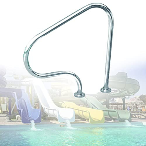 Schwimmbadleiter rutschfest,Schwimmbadleiter Edelstahlleiter Leiter,Bootsleiter aus Edelstahl,Verstärkter Edelstahl,Einfache Aufbewahrung,Für Marine Yacht