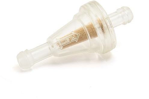 Vintage Style Benzinfilter Mini 1/4 (6 mm) Inline tranparent