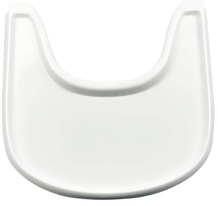 JINYUA Tripp Trapp zubehör Tripp Trapp Tisch - Geeignet für alle versionen des Stokke Stuhl, Einfach zu montieren, 100% BPA-frei, Weiß