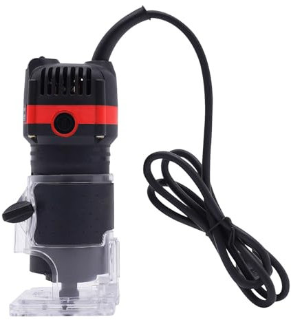 Fraiseuse à bois fraiseuse à bois 800 W 30 000 tr/min fraiseuse de bord électrique de 6,35 mm de diamètre fraiseuse compacte pour le travail du bois