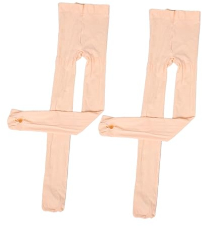 AKOOSY Collants de Danse pour Adultes en Nylon Ultra Doux, Grosse Élasticité et Durabilité, Taille M pour 130-150 CM, 2 Paires pour Cours de Ballet
