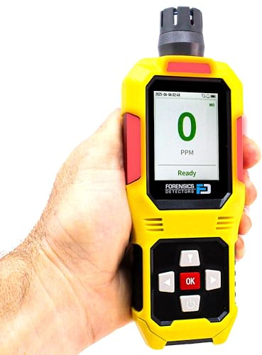 Detector de Amoníaco de Forensics | Prueba de Caída Superada Desde 10 pies | Granjas, Avicultura y Porcicultura | Medición de Calidad del Aire | Dígitos Grandes