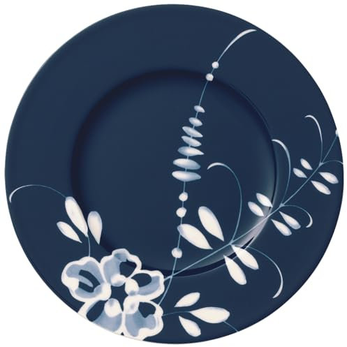 Villeroy & Boch – Vieux Luxembourg Brindille Brotteller 16 Cm Blau, Spülmaschinenfest, Mikrowellensicher, Speiseteller, Essteller, Teller Keramik, Geschirr, Premium Porzellan