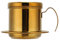 QANYEGN Vietnamesisches Kaffeefilter-Set, Edelstahl-Kaffeefilterbecher, Kaffeetropfbereiter Für Zuhause, Küche, Büro Im Freien(Gold)