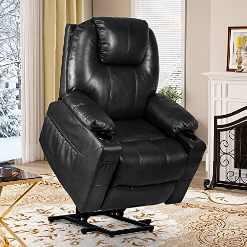 YITAHOME Electric Lift Recliner Chair for Elderly, Massage Heat Armchair