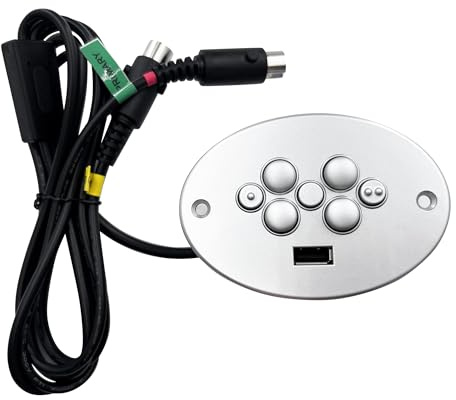 Uetmulik Power Recliner Raffel Systems 7 Button 5 Pin Hand Control Model CTR UR2 07 Replacement with USB and Memory Plus Buttons