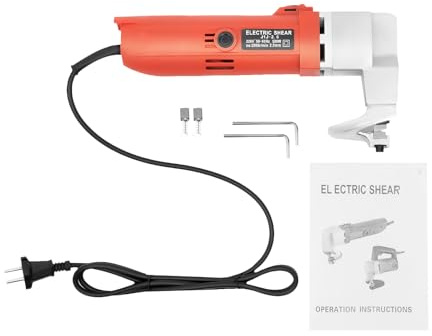 Elektrische Blechschere - 500W Nibbler Metallknabber Elektro Blechschneider für hozl, Metall Blechnibbler 2000rpm, 2.5mm für präzises Schneiden von Metall (220V)
