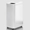 White Kitchen Bin, DSL sensor bins for kitchen, Large Smart Electric Touch- Free Automatic Sensor Waste Rubbish Bins, Dustbin, Trash Can – Stainless Steel Finish – 50L