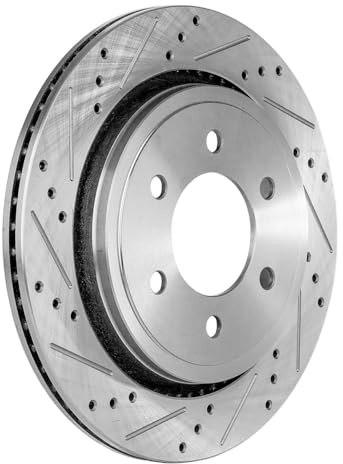 Replacement Rear Brake Disc (Driver or Passenger) Fits Ford F-150 3.5L V6 2015-2017 With Electronic Parking Brake