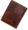 Corno d´Oro Premium Geldbeutel Herren Leder RFID Schutz TÜV-geprüft I Handgefertigte Geldbörse mit Münzfach Echtleder I Slim Wallet Vintage in hochwertiger Geschenk-Box