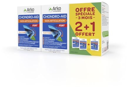Arkopharma - Chondro-Aid 100% Articulation | Flexibilité et Bien-être Articulaire - Mobilité et Souplesse - Articulations - Gênes Articulaires | 3 Mois - 180 gélules