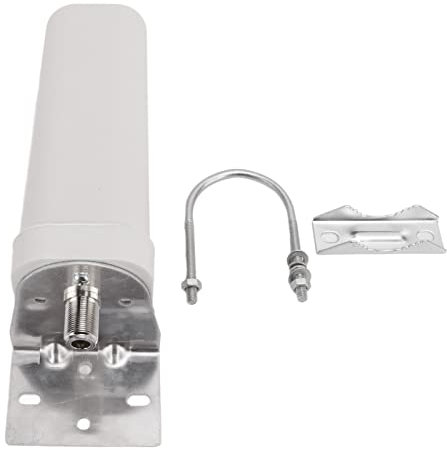 Syrisora Antenne TV Extérieure Antenne Extérieure pour TV 12DBI Gain élevé Couverture Large IP67 Étanche Résistant au Vent Antigel Haute étanchéité Antennes HDTV 4G