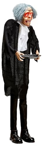 W WIDMANN MILANO Party Fashion - Butler 120 cm mit LED-Augen