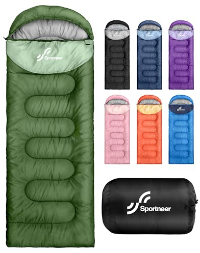 Schlafsack Outdoor, Schlafsack für Kinder & Erwachsene Leicht & Kompakt
