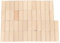 ARTOCT Domino - Set di 50 tasselli in legno da 8 x 22 x 50 mm, per sistemi di falegnameria, lavorazione del legno, giunzioni di mobili