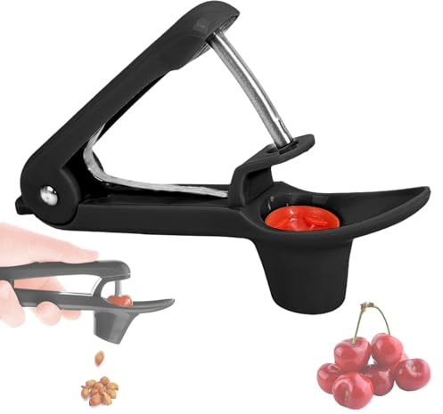 Denoyautor Cereza Y Ciruela, Cerezas Ciruelas Frutas Deshuesador Manual Multifuncional Hogar, Denoyautor Aceitunas Portátil Plástico Cocina para Fruta Deshuesadores