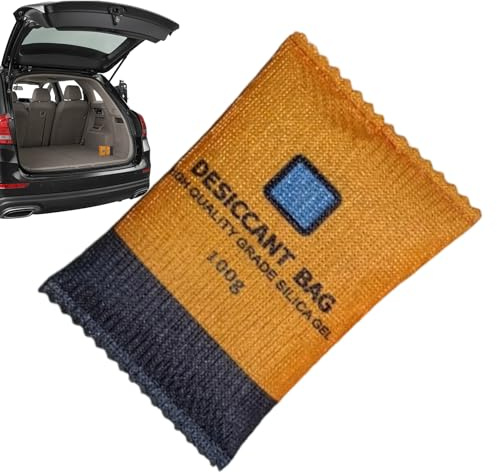 Bilavfuktare Bag-Car Avfuktare 14 x 8 cm | Fukta Bag, Silica Gel Desiccant Condensation Absorbers With Anti-Slip Pads, Mikrovåg för vindscreens, inomhusgarderob, basement, garage, hushåll