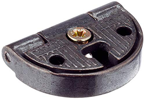 Comferut Cerniera in Stile per Ante Mobili in Arte Povera Legno Massello, Bronzata