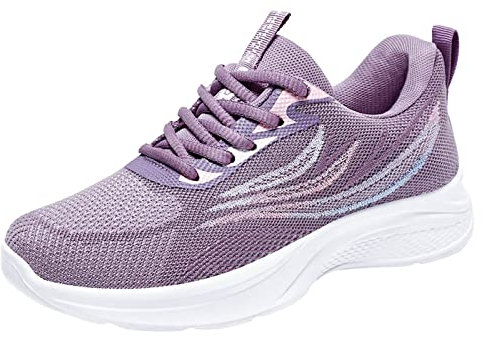 Damen Sportschuhe Laufschuhe mit Luftpolster Minimalistische Fashion Running Tennis Schuhe Profilsohle Wandern, Arbeiten Rote Sneaker Damen Sportschuhe Sneaker