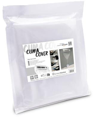 ERRECHOME Clima Cover, Air Conditioner Cleaning Cover (Wall-mounted Units) with Drain Outlet Pipe
