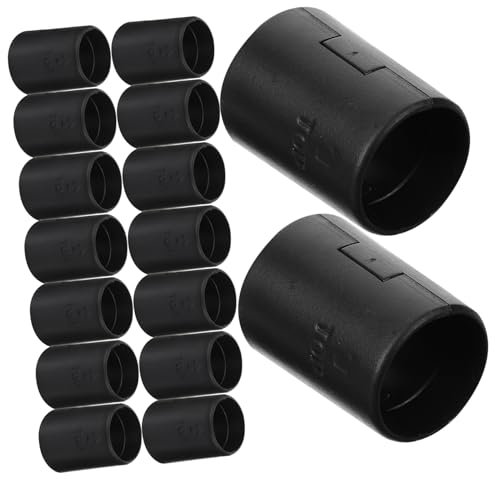 HOMSFOU 48 Pièces Boucle de pièce de Rangement Animal de Compagnie Inoxydable Usine -câbles Liens Douilles d'étagère de Fil Clips d'étagère pour étagères métalliques Plastique Black