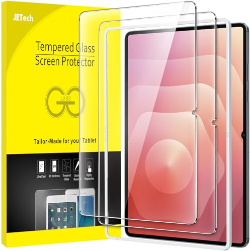 JETech Pellicola Protettiva per Samsung Galaxy Tab S11 Ultra, con Telaio di Facile Installazione, Vetro Temperato Film, HD Chiaro, Display da 14,6 Pollici, 2 Pezzi