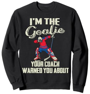 BZR Maillot de Gardien de But de Hockey pour garçon Sweatshirt