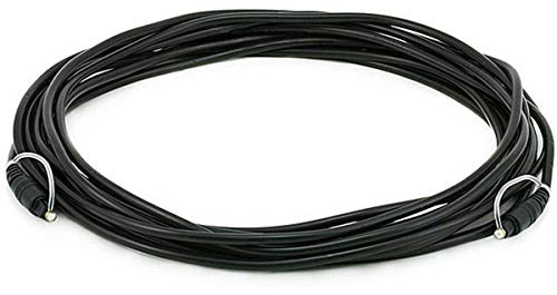 Monoprice - 102668 S/PDIF (Toslink) Digital Optical Audio Cable, 25ft Black