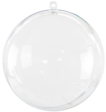 Super Z Outlet Clear Plastic Acrylic Bath Bomb Mold Shells Molding Balls Kit (100mm, 12 Pack)