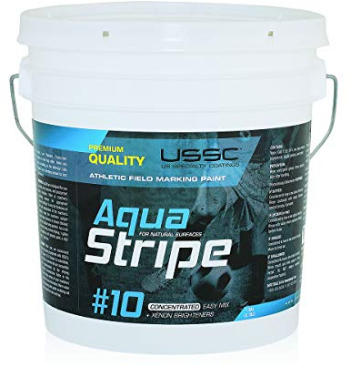 USSC Products AQUASTRIPE Concentrated Athletic Field Marking Paint. 1 Gallon. Thin up to 6 Parts of Water.