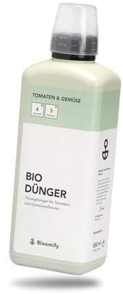 Bloomify® Bio Flüssigdünger für Tomaten und Gemüse | ideales Dünger Nährstoffverhältnis für Tomaten, Gurken und Gemüse | Tomatendünger & Gemüsedünger flüssig für Kübel und Garten