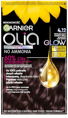 Garnier Olia 4.12, Irisierend Dunkelbraun, Permanente Farbgebung