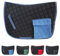 NETPROSHOP Satteldecke Wanderschabracke mit Tasche auf beiden Seiten, für Wanderreiten, Auswahl:Schwarz/Hellblau