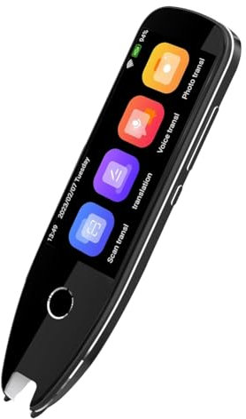 Kioball Herramienta de Lectura con Bolígrafo Traductor, Bolígrafo Lector con Escaneo de Texto A Voz, Bolígrafo Inteligente con Traducción de Voz y Fotos