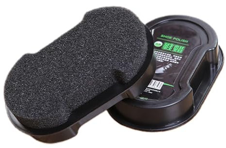 Lucido per scarpe,Lucidascarpe | Balsamo per scarpe in pelle neutra con design in spugna fronte-retro | Delicato lucidante per pelle multifunzionale, lucidante