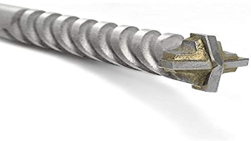 Fischer - D-SDX Broca cilíndrica de cuatro puntas para mampostería, hormigón y piedra - Punta de carburo de tungsteno - Para taladro común y giratorios, 545699