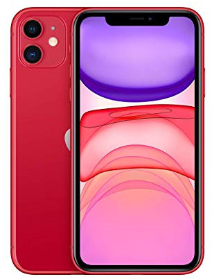 Apple iPhone 11, 256GB, Red (Renewed)