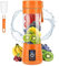 MIAOKE Mixeur portable pour smoothie, mixeur personnel avec 6 lames en 3D, presse-agrumes rechargeable par USB, pour maison, bureau, extérieur, Orange